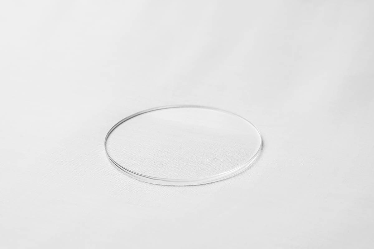 Acrylglas / Plexiglas® Gerader Deckel 100mm